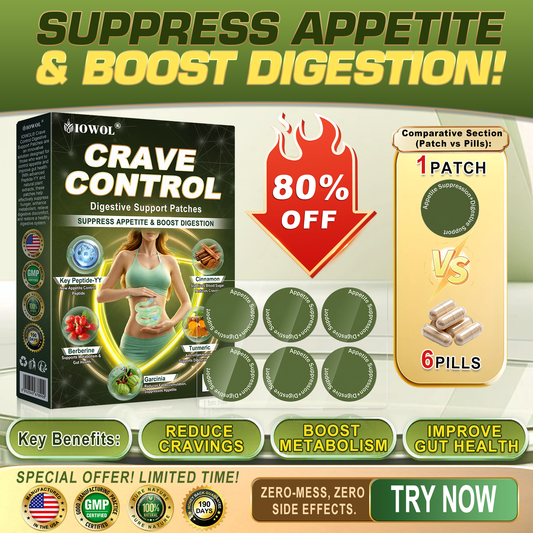 IOWOL ® APPETITE CONTROL PATCHES! ZERO PILLS & ZERO HUNGER & ZERO STRUGGLE & 100% RESULTS.