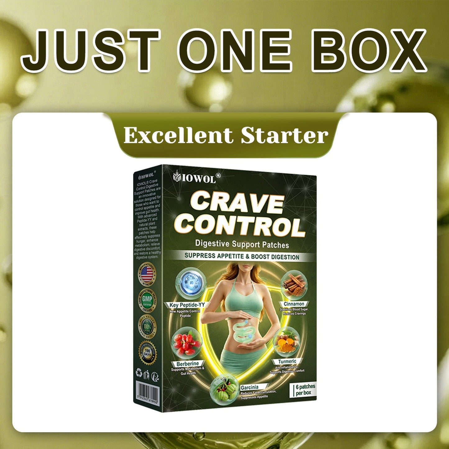 IOWOL ® APPETITE CONTROL PATCHES! ZERO PILLS & ZERO HUNGER & ZERO STRUGGLE & 100% RESULTS.